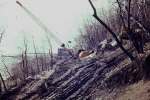 New beach road under construction